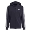 Adidas Essentials French Terry 3-Streifen Kapuzenjacke