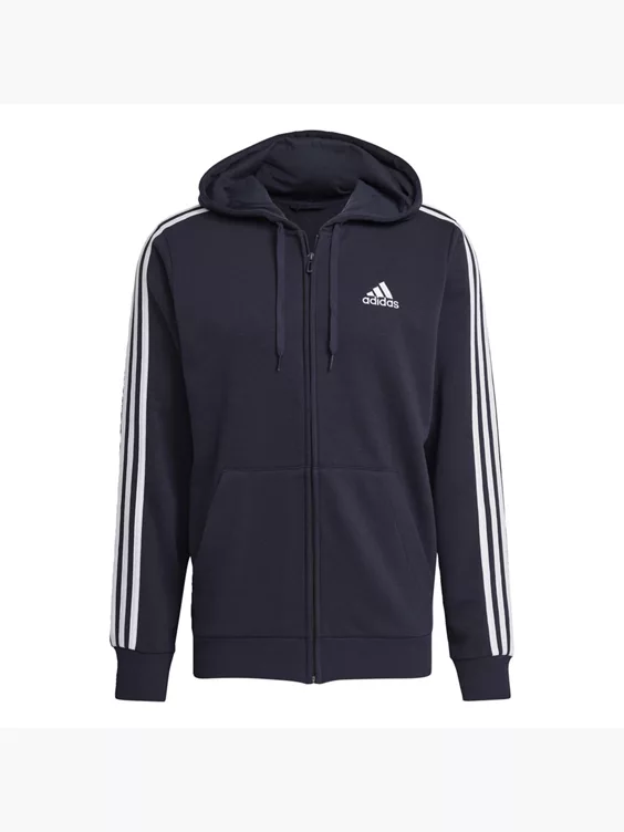 Adidas Essentials French Terry 3-Streifen Kapuzenjacke