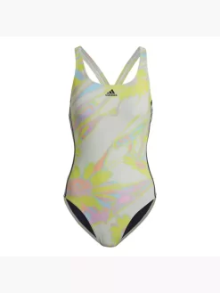Adidas Positivisea 3-Streifen Badeanzug
