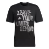 Adidas Designed For Movement AEROREADY HIIT Slogan Training T-Shirt