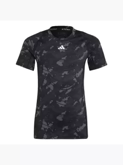 Adidas AEROREADY Techfit Camo-Printed T-Shirt