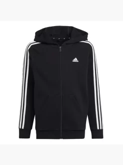 Adidas Essentials 3-Streifen Fleece Kapuzenjacke