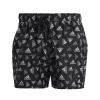 Adidas Logo Print CLX Very Short Length Badeshorts
